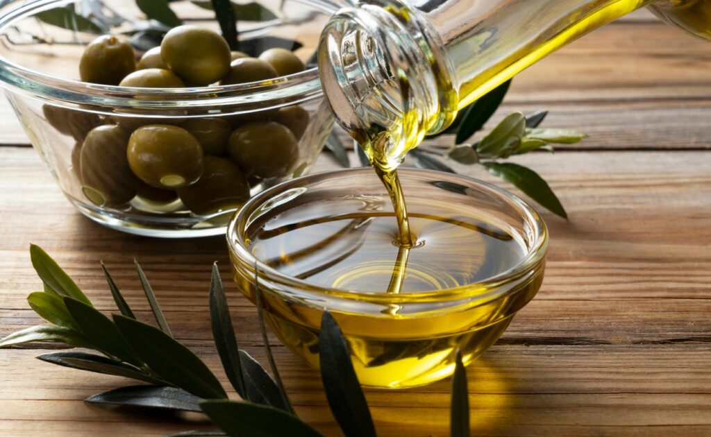 domáci olivový olej